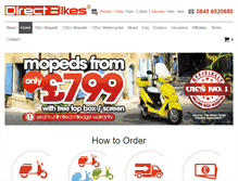 Tablet Screenshot of mopeds.co.uk