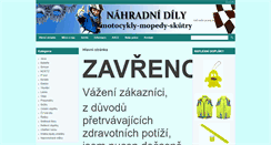 Desktop Screenshot of mopeds.cz